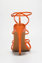 STRAPPY STILETTO HEELS SANDALS
