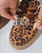 LEOPARDO LACE UP SNEAKERS