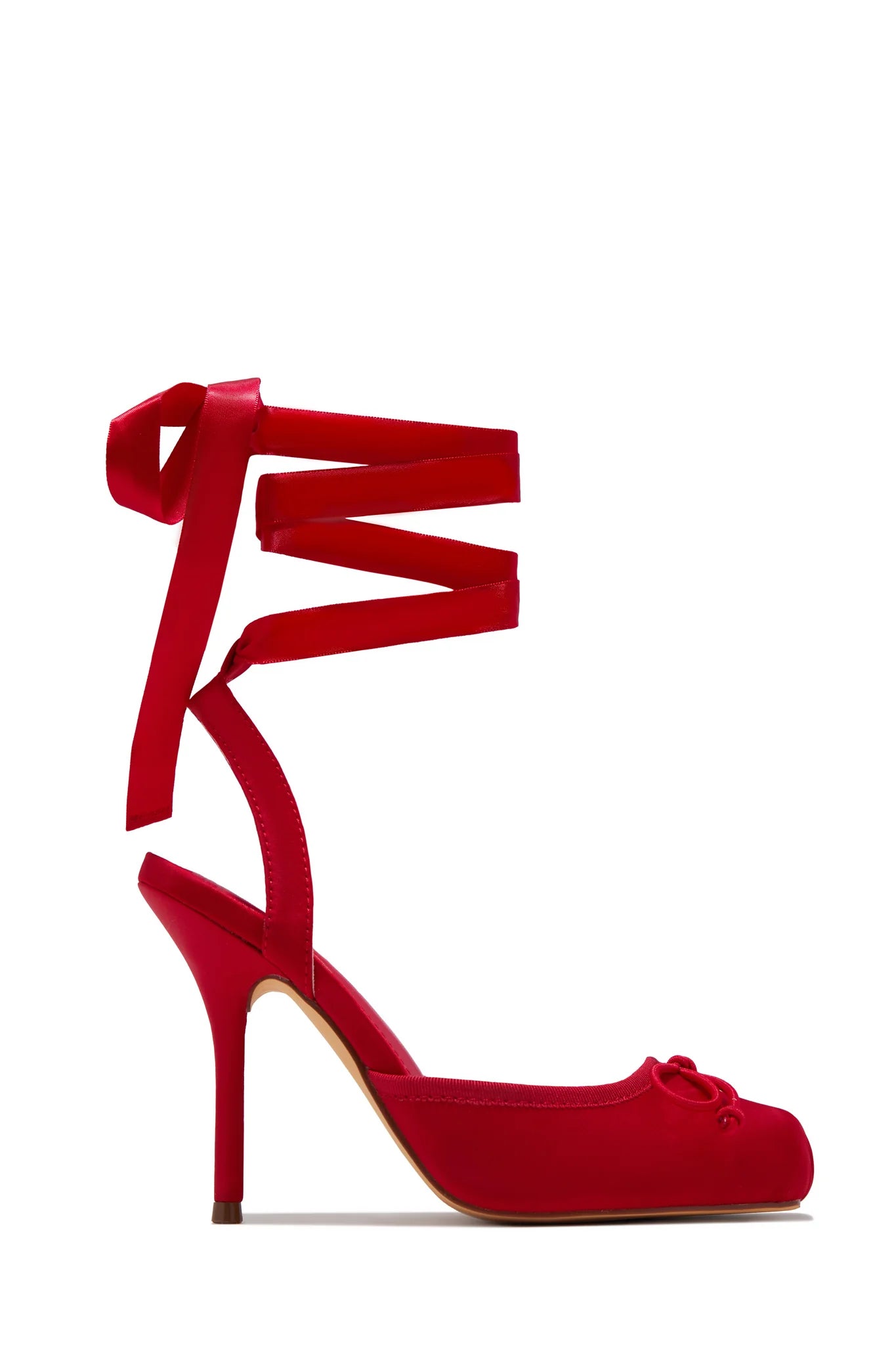 PRETTY BALLET LACE UP HEELS