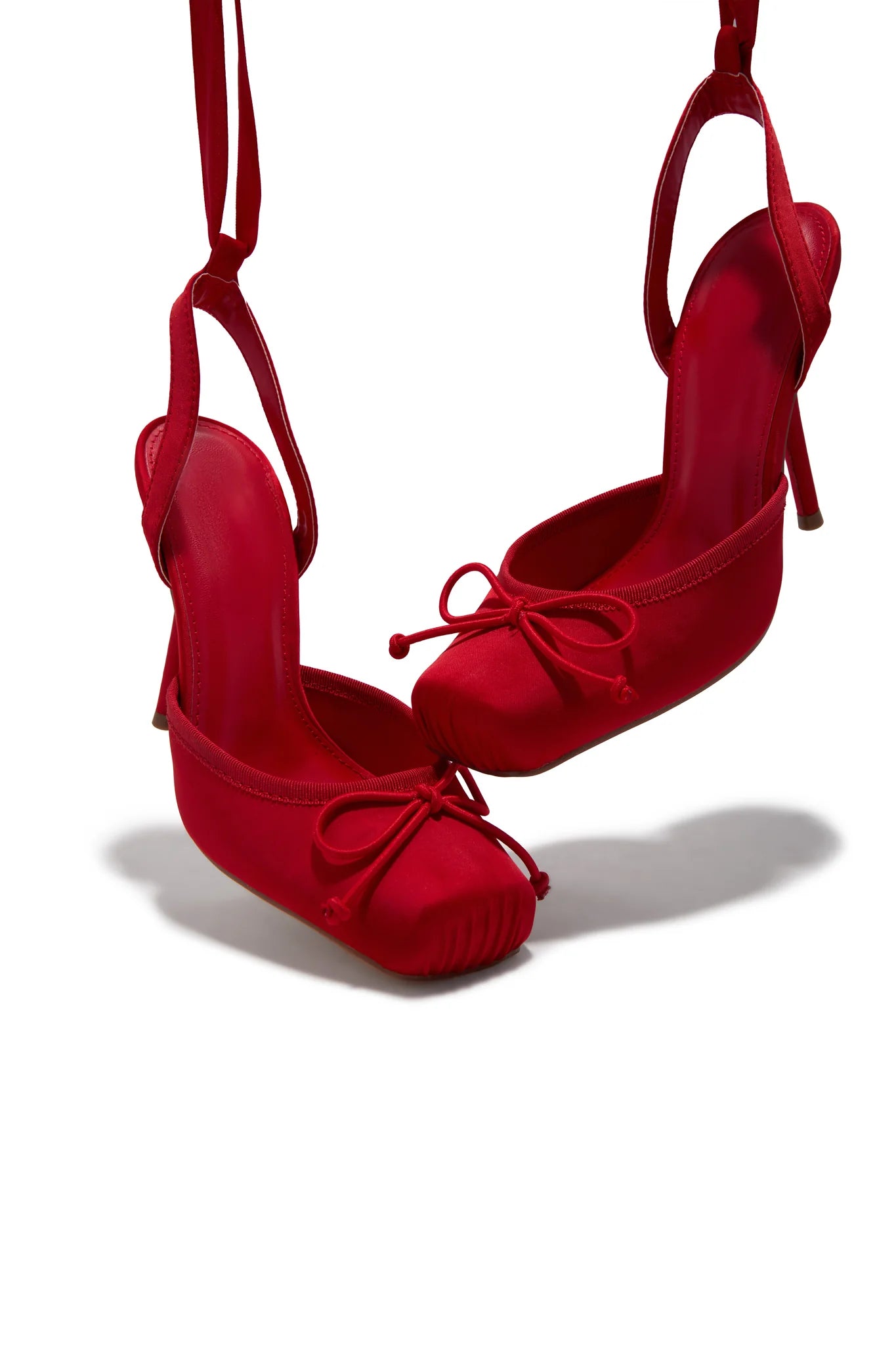 PRETTY BALLET LACE UP HEELS