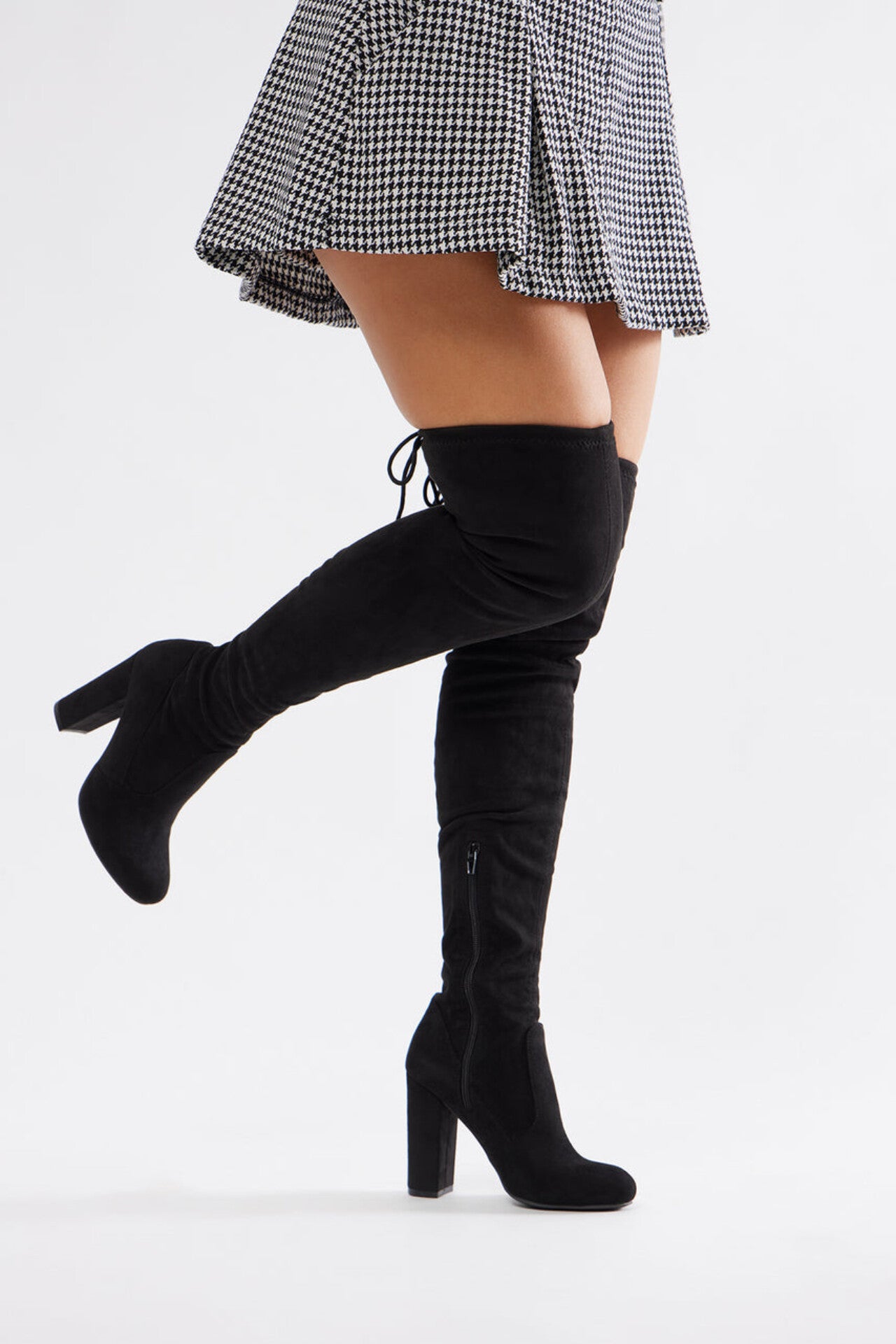 Chunky Over High Boots
