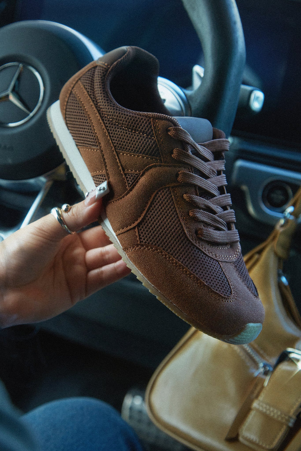 LEOPARD LACE UP SNEAKERS