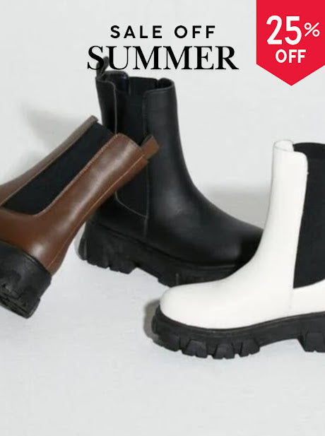 Combat Sole Lug Booties
