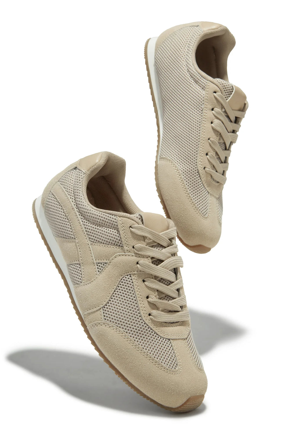 LEOPARD LACE UP SNEAKERS