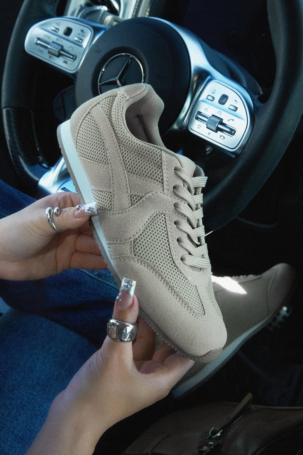 LEOPARD LACE UP SNEAKERS