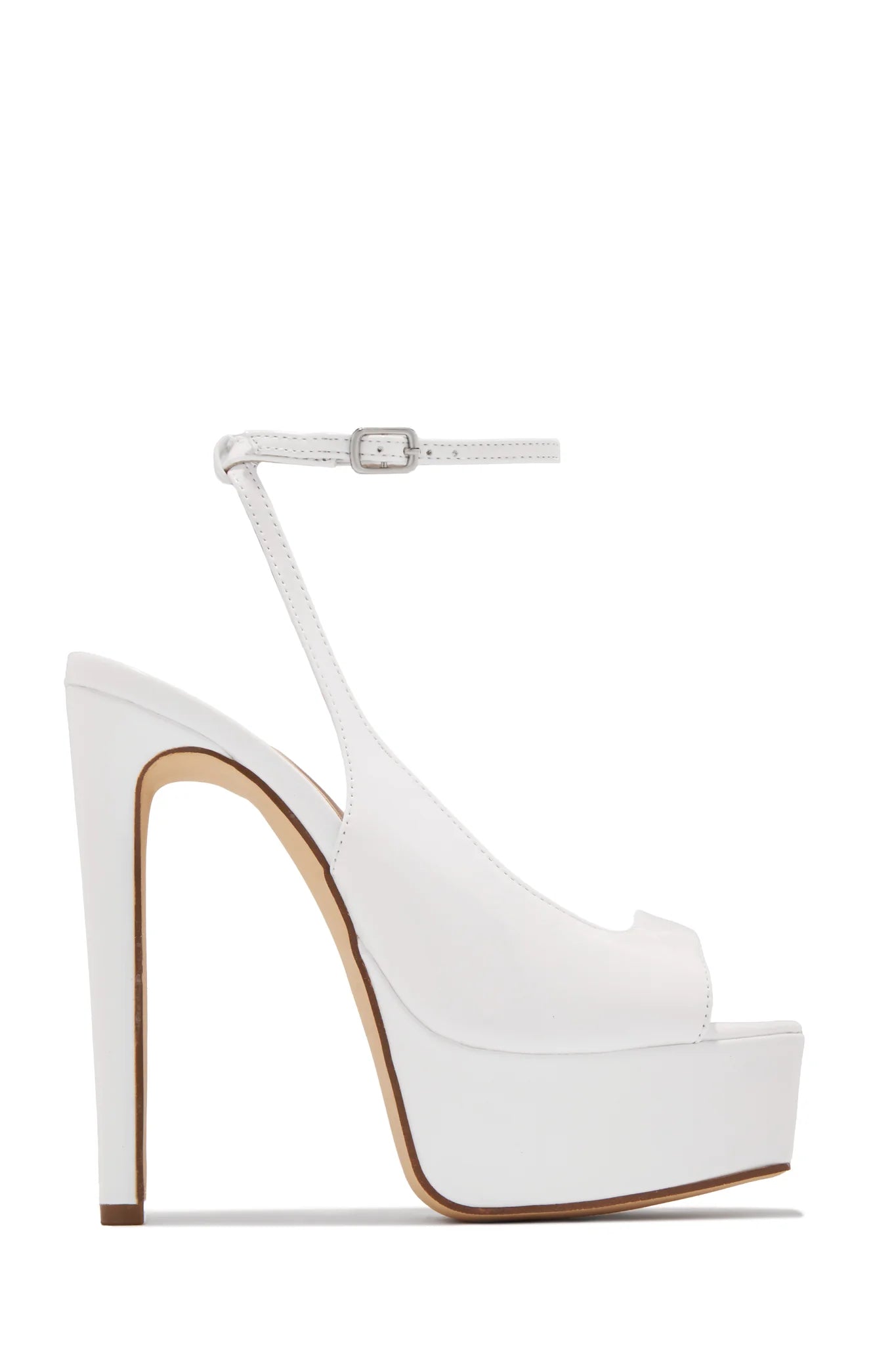 Platform Peet Toe Heels